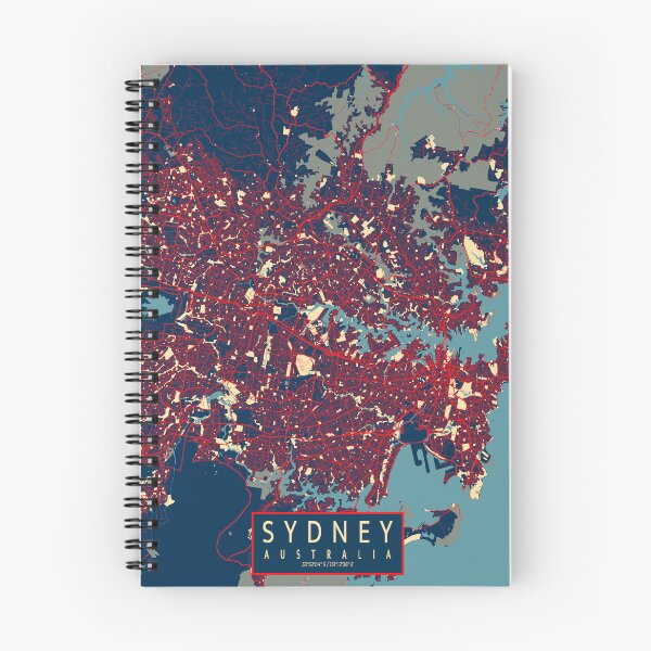 Artikelvorschau, Sydney Stadtplan von New South Wales, Australien - Hope entworfen und verkauft von deMAP.
