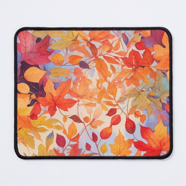 Item preview, Watercolor Fall Leaves - Seamless Pattern designed and sold by ClassActCreator.