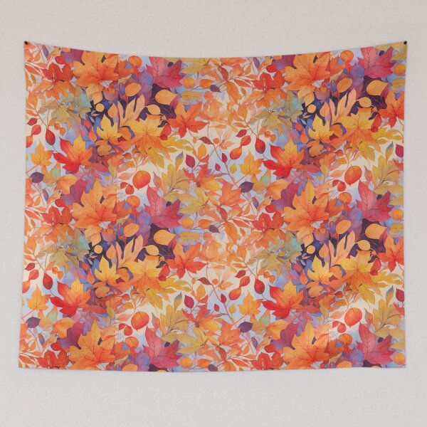 Item preview, Watercolor Fall Leaves - Seamless Pattern designed and sold by ClassActCreator.