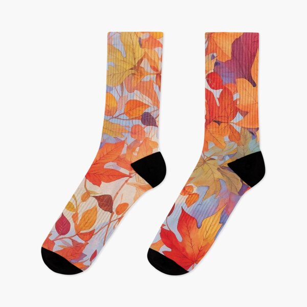 Item preview, Watercolor Fall Leaves - Seamless Pattern designed and sold by ClassActCreator.