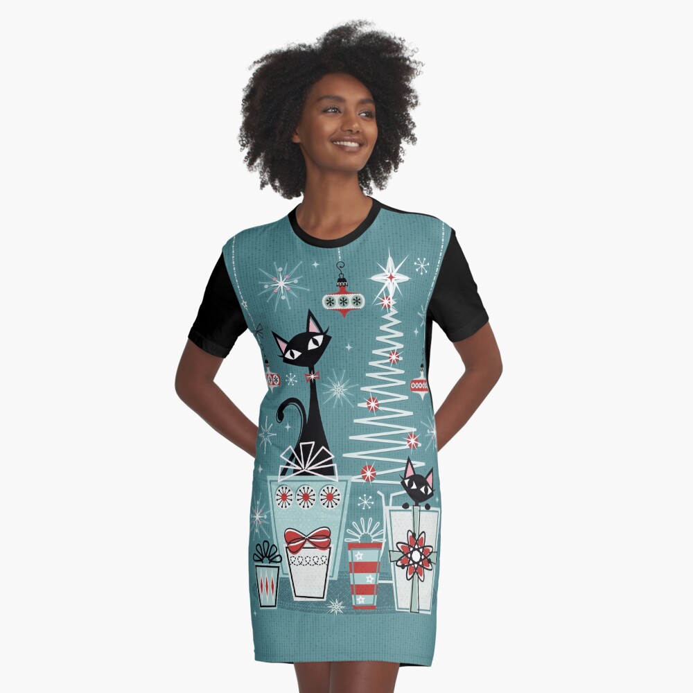 Item preview, Graphic T-Shirt Dress designed and sold by studioxtine.