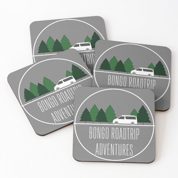 Item preview, Bongo Roadtrip Adventures white outline designed and sold by LocalOddball.