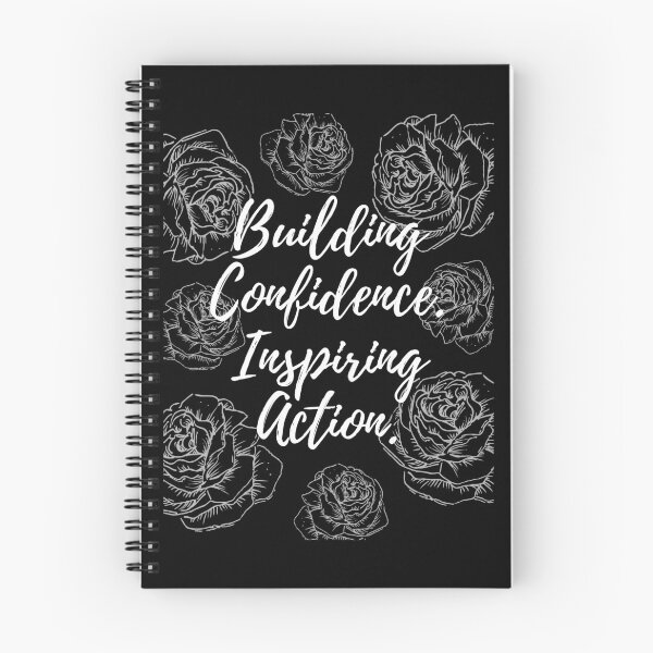 Item preview, "Building Confidence. Inspiring Action." Floral designed and sold by Jenna Cage.