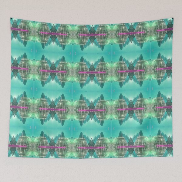 Item preview, Horizon 22 Glow Photo Pattern Photo Teal designed and sold by vallisrowe.