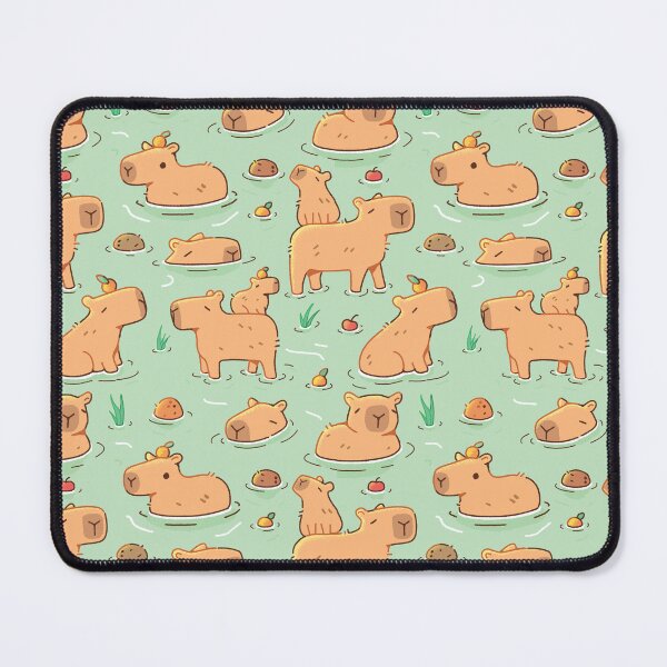 Item preview, Capybaras Chillin in green water designed and sold by CnreedComics.