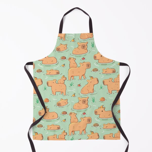 Item preview, Capybaras Chillin in green water designed and sold by CnreedComics.