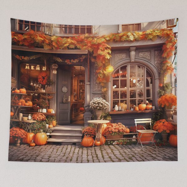 Item preview, Halloween Coffee Shop designed and sold by ScenicViewPics.