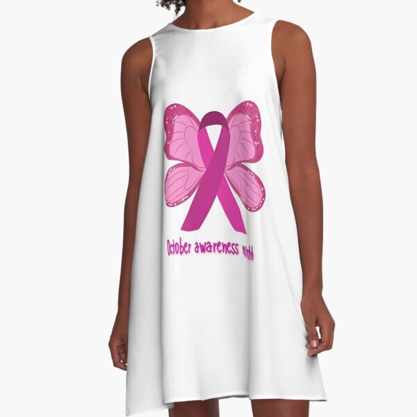 Pink Ribbon Support Breast Cancer Awareness Tank Top for Women Sleeveless  Summer Tshirts On October Wear 