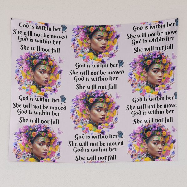 Item preview, Woman enclosed in flower bouquet designed and sold by Believer's  Hub.