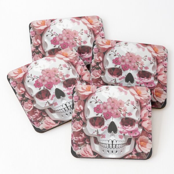 Item preview, Eternal Blossoms: Aesthetic Floral Skull Design designed and sold by ArtemExpressio.