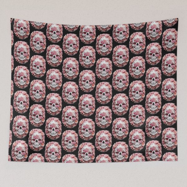 Item preview, Eternal Blossoms: Aesthetic Floral Skull Design designed and sold by ArtemExpressio.