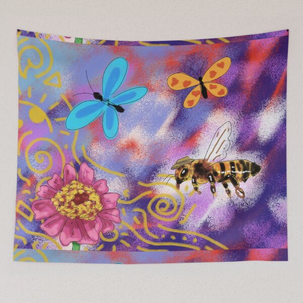 Item preview, bee working designed and sold by luisquevedop.