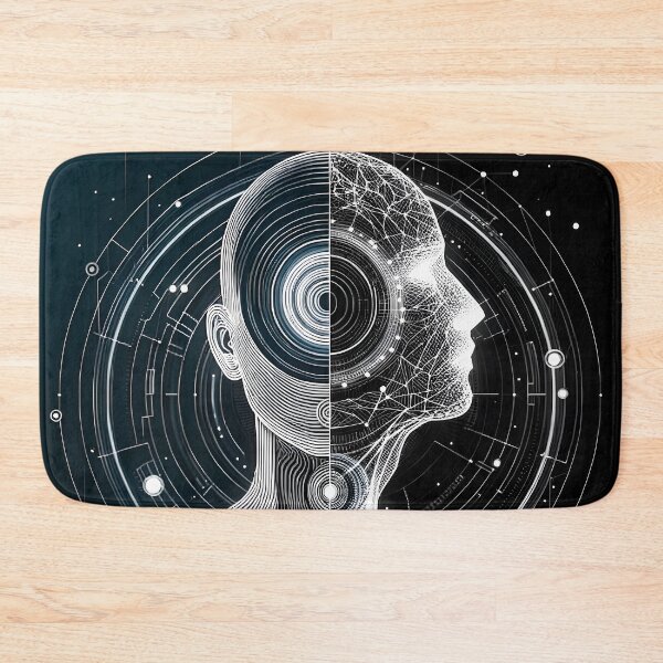 Item preview, Virtual Reality Art - Digital vs Real World Tech Design designed and sold by YNAMREG.