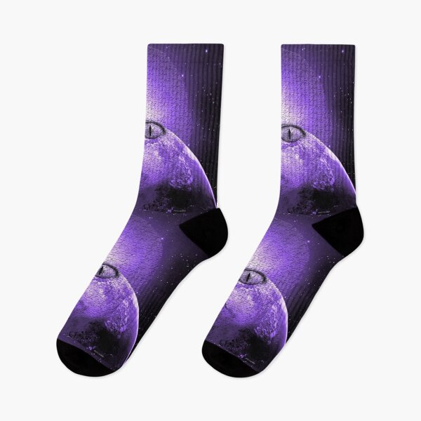 Item preview, Purple Alien Watches Over Planet designed and sold by kristalcurt.