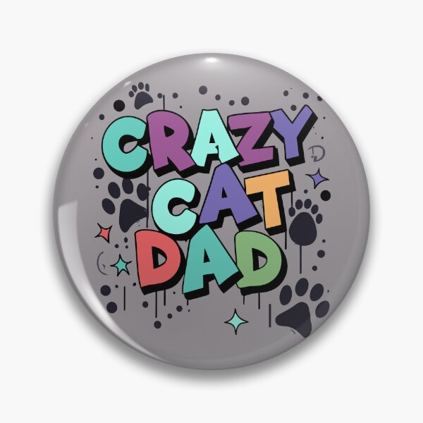Item preview, Crazy Cat Dad Graffiti Style Design - Cute Pet Cat Dad Quote  designed and sold by CoffeeJoeMugs.