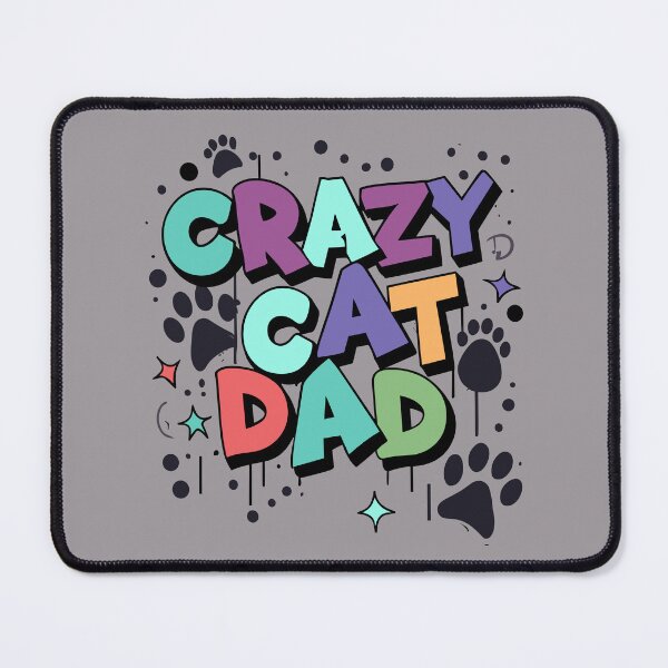 Item preview, Crazy Cat Dad Graffiti Style Design - Cute Pet Cat Dad Quote  designed and sold by CoffeeJoeMugs.