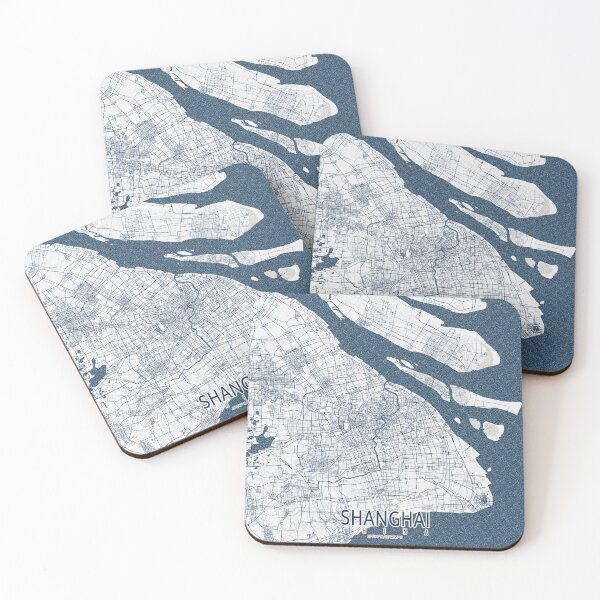 Item preview, Shanghai City Map of China - Coastal designed and sold by deMAP.