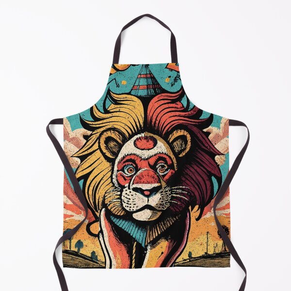 Item preview, Steady Rolling Lion Prints Sad Circus Lion designed and sold by SteadyRolling.