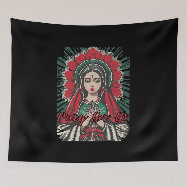 Item preview, Our Lady of Guadalupe Pray for Us Virgen de Guadalupe designed and sold by wingstar.