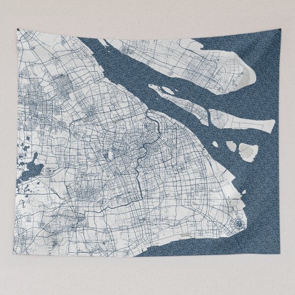 Item preview, Shanghai City Map of China - Coastal designed and sold by deMAP.