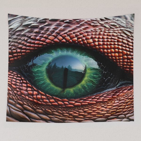 Item preview, Red Dragon With Green Eyes designed and sold by KoliBabb.