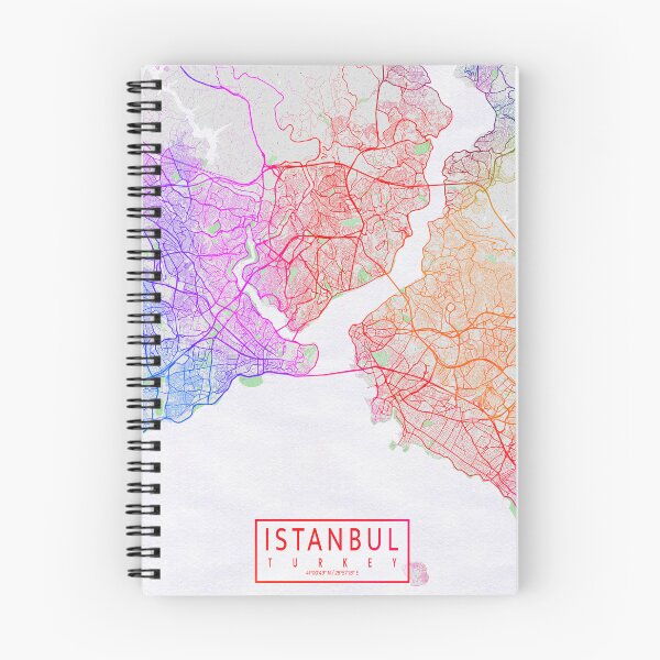 Item preview, Istanbul City Map of Turkey - Colorful designed and sold by deMAP.