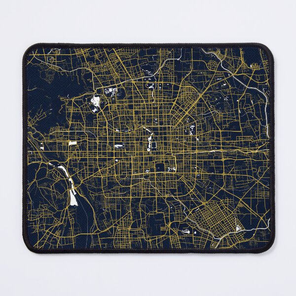 Item preview, Mapa de la ciudad de Beijing de China - Art Deco de oro designed and sold by deMAP.