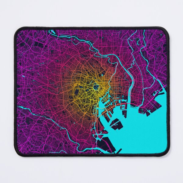 Item preview, Tokyo City Map of Japan - Neon designed and sold by deMAP.