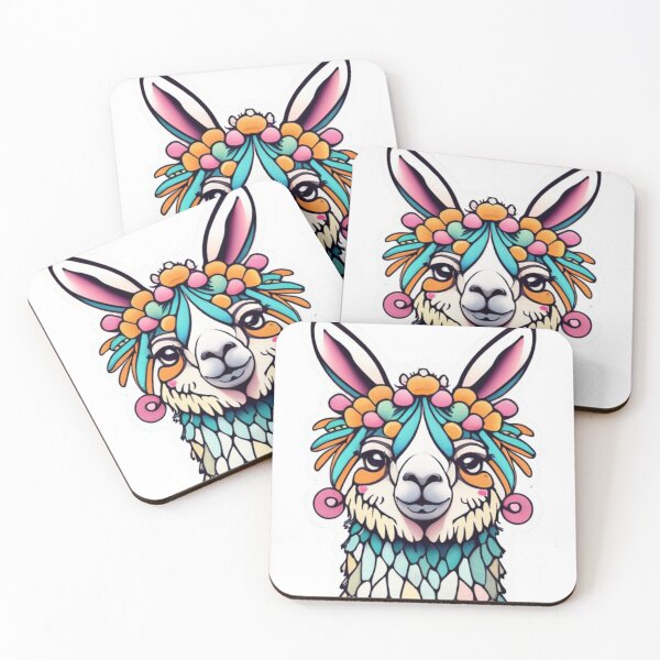 Item preview, Adorable Multicolored Llamas designed and sold by Mantasrl.