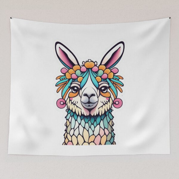 Item preview, Adorable Multicolored Llamas designed and sold by Mantasrl.