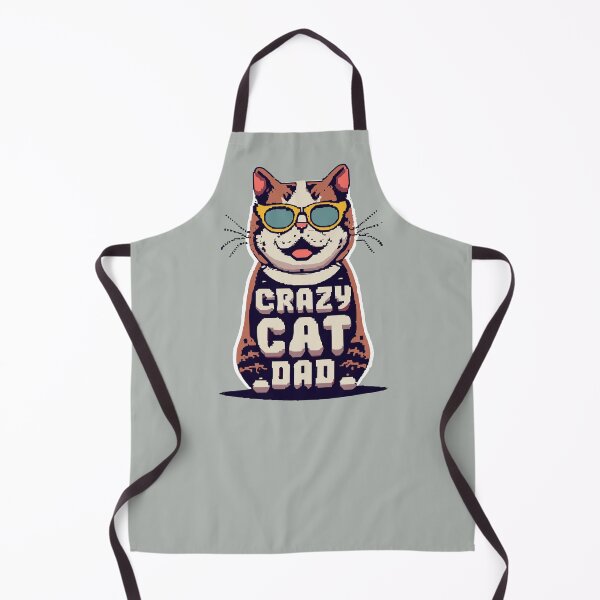 Item preview, Crazy Cat Dad Game Pixel Style Design - Cute Pet Cat Dad Quote  designed and sold by CoffeeJoeMugs.