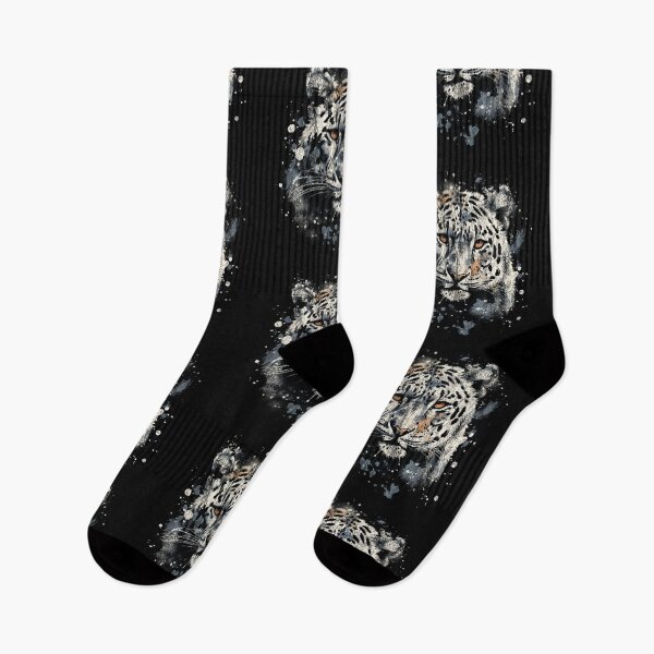 Item preview, Ounce Snow Leopard - Street Art Vintage Distressed Wildlife designed and sold by GVRDesign.