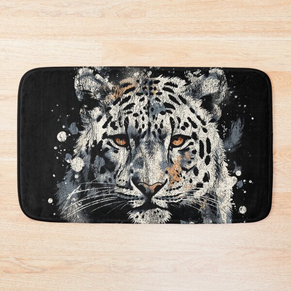 Item preview, Ounce Snow Leopard - Street Art Vintage Distressed Wildlife designed and sold by GVRDesign.