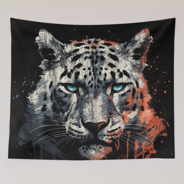 Item preview, An Ounce Leopard - Street Art Vintage Distressed Wildlife designed and sold by GVRDesign.
