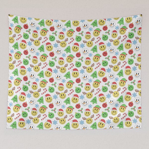 Item preview, White Retro Christmas. Groovy Xmas. designed and sold by PolpoDesign.
