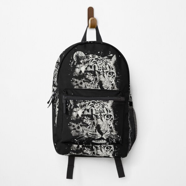 Item preview, White Snow Leopard - Street Art Vintage Distressed Wildlife designed and sold by GVRDesign.