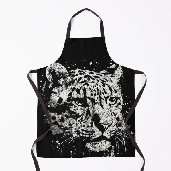 Item preview, White Snow Leopard - Street Art Vintage Distressed Wildlife designed and sold by GVRDesign.
