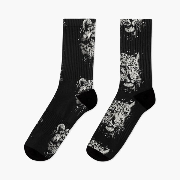 Item preview, White Snow Leopard - Street Art Vintage Distressed Wildlife designed and sold by GVRDesign.
