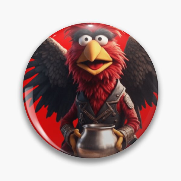 Item preview, Beaker Muppet  Albanian redblack Eagle designed and sold by storeAC.