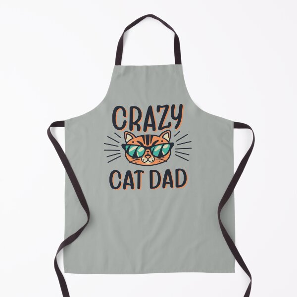 Item preview, Crazy Cat Dad Retro Style Design - Cute Pet Cat Dad Quote  designed and sold by CoffeeJoeMugs.