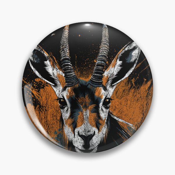 Item preview, A Springbok Antelope - Street Art Vintage Distressed Animal designed and sold by GVRDesign.