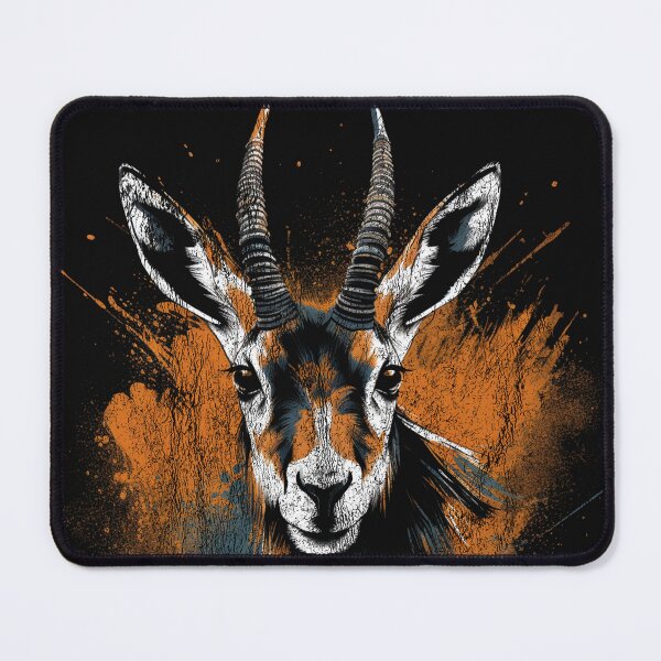 Item preview, A Springbok Antelope - Street Art Vintage Distressed Animal designed and sold by GVRDesign.