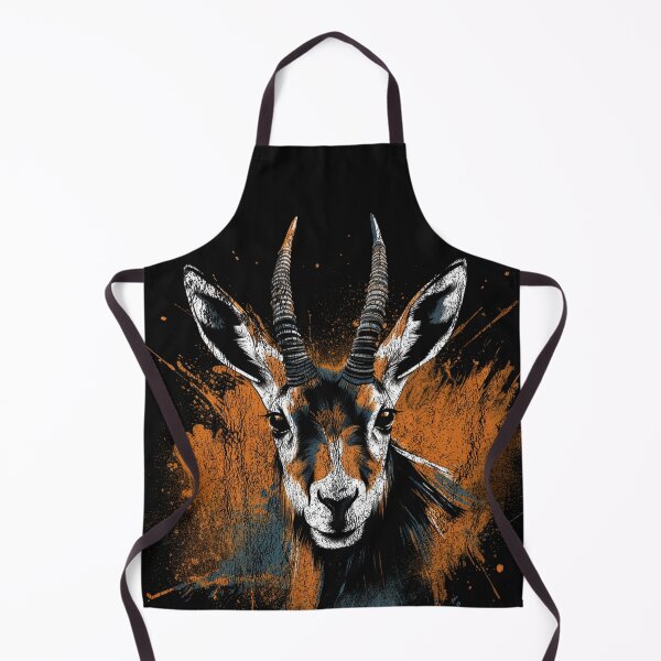 Item preview, A Springbok Antelope - Street Art Vintage Distressed Animal designed and sold by GVRDesign.