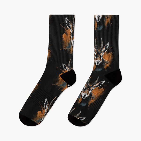 Item preview, A Springbok Antelope - Street Art Vintage Distressed Animal designed and sold by GVRDesign.