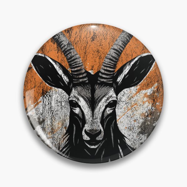 Item preview, A Springbuck Antelope - Street Art Vintage Distressed Animal designed and sold by GVRDesign.