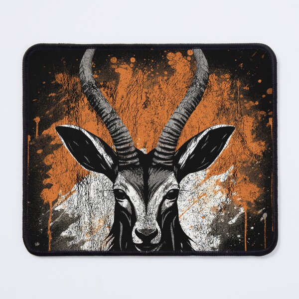 Item preview, A Springbuck Antelope - Street Art Vintage Distressed Animal designed and sold by GVRDesign.