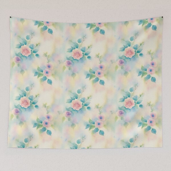 Item preview, Colorful Flowers in Watercolor Splendor designed and sold by Victoria Riabov.