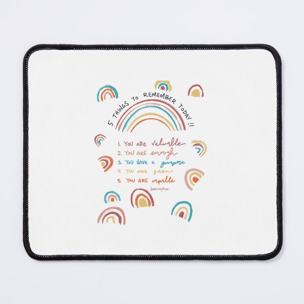 Item preview, 5 Things to Remember Today designed and sold by sophiamaydesign.