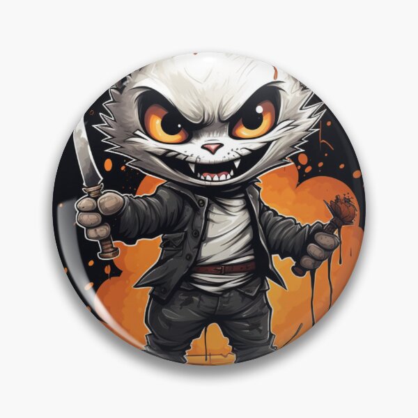 Item preview, "Street Cat Slasher: Purr-veyor of Halloween Chills" designed and sold by x4e-designs.