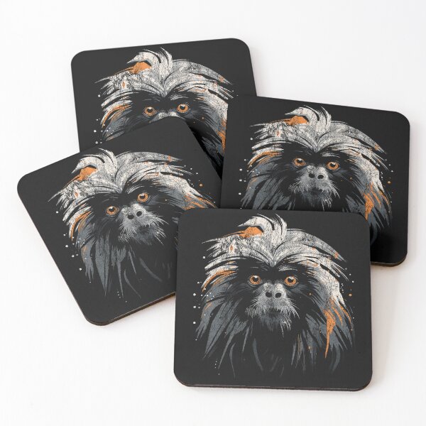 Item preview, A Tamarin Monkey - Street Art Vintage Distressed Wildlife designed and sold by GVRDesign.
